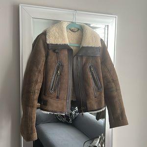 Burberry shearling jacket